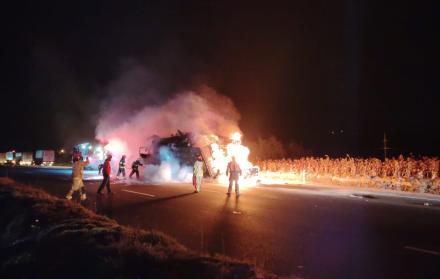 incendio vehicular