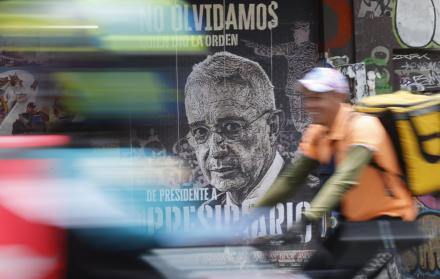 imagen del expresidente de Colombia Álvaro Uribe