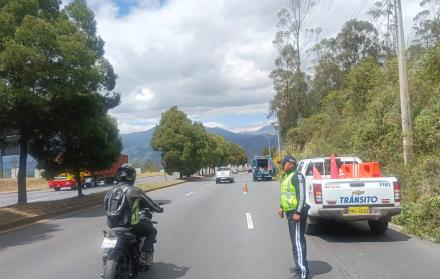 Un tramo de la av. Simón Bolívar se cerró al mediodía de este 31 de julio de 2025.