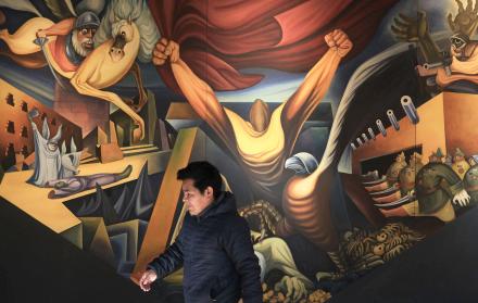 Mural del pintor Miguel Alandia Pantoja
