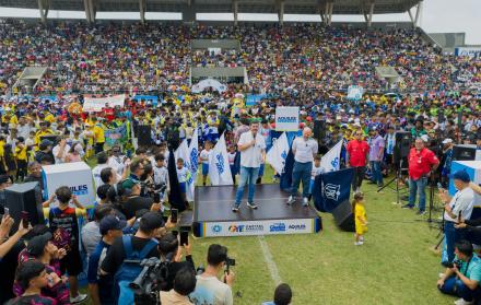 El torneo se lo inauguró en el estadio Chucho Benítez.