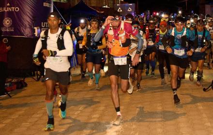 Deportistas del Quito Trail Ecuador participaron en el ultra maratón capitalino donde uno de ellos perdió la vida.
