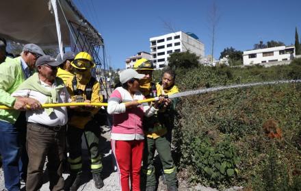 prevención de incendios en Quito