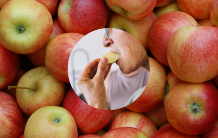 Comer manzana