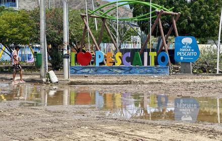 vía afectada en Santa Marta (Colombia)
