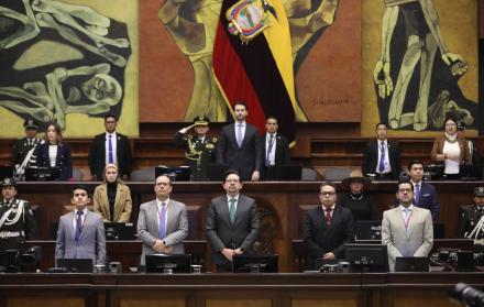 La pregunta 6 de la propuesta de Daniel Noboa permitiría que la Asamblea enjuicie políticamente a jueces de la CC.