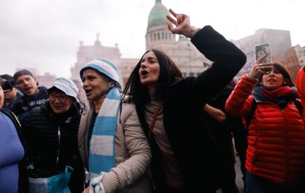 protesta de jubilados Argentina