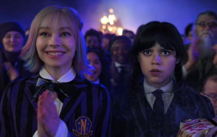 Escena de Merlina en la segunda temporada