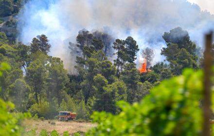 incendio forestal sur de Francia.