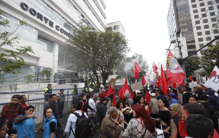 Marcha en Quito