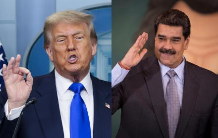 Donald Trump y Nicolás Maduro.