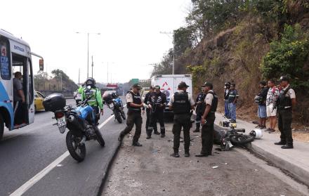 Accidente en la vía Perimetral