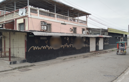 Escena del crimen en Santa Lucía, donde seis personas fueron asesinadas la madrugada del domingo.