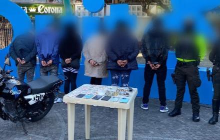 Los dos extranjeros, que habían sido deportados en 2024, fueron capturados junto a otras cuatro personas, integrantes de una banda que delinquía en La Mariscal.