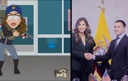 Kristy Noem, noboa South Park