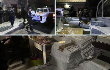 Antecedentes. En julio pasado, la Policía halló viviendas en Guayaquil y Durán que guardaban sellos y documentación vehicular falsa.