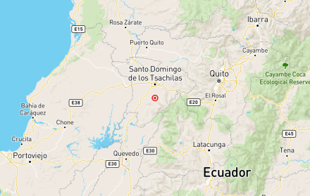 Temblor en Santo Domingo de los Tsáchilas.