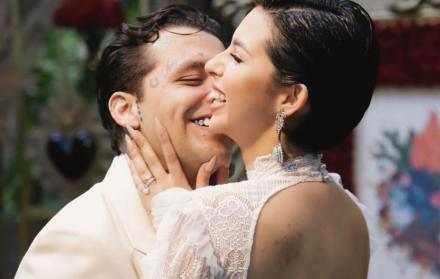 Christian Nodal y Ángela Aguilar