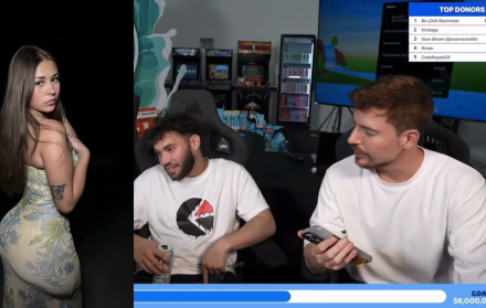 Donación de Sophie Rain a la campaña de Mr.Beast