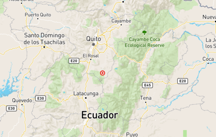 Temblor en Ecuador.