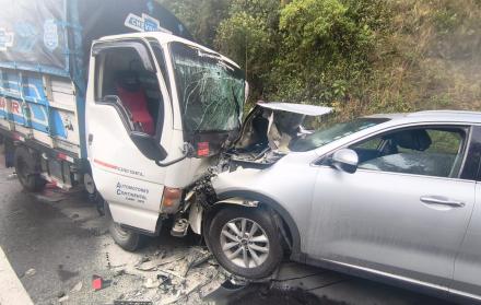 accidente de tránsito en Quito