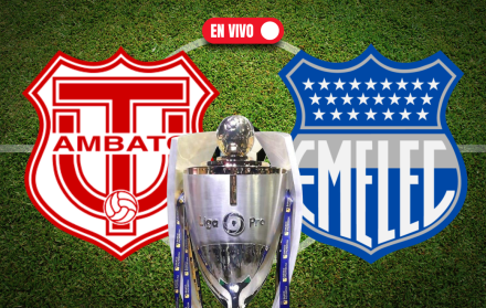 Técnico Universitario recibe a Emelec en el estadio Bellavista.