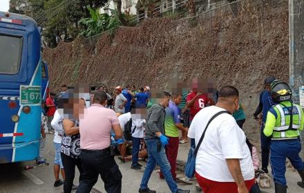 Accidente de buses en Guayaquil