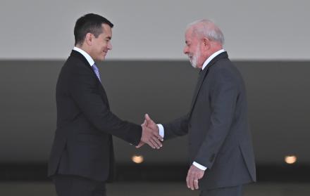 Daniel Noboa y Luiz Inácio Lula da Silva
