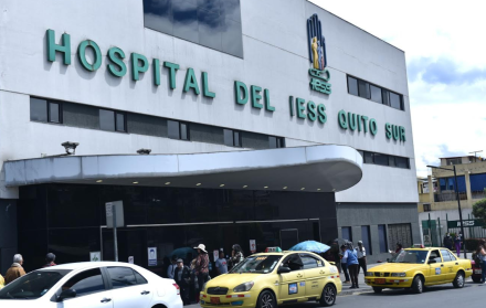 En el Hospital del IESS Quito Sur, en la capital.