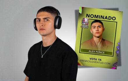 Álex Ponce en Premios Juventud