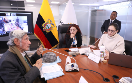Edison Lima acudió el año anterior al Legislativo, es representante de la Organización Nacional de Jubilados Pensionistas Técnicos Adultos Mayores