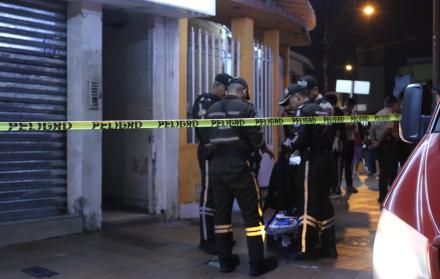 Escena del crimen donde fue hallado sin vida un periodista de un medio impreso nacional.