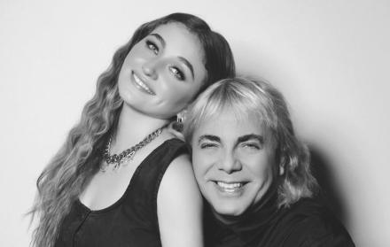 Cristian Castro y Fernanda Castro.