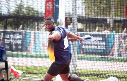 El atleta Juan Caicedo