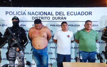 Detenidos por secuestro en Durán