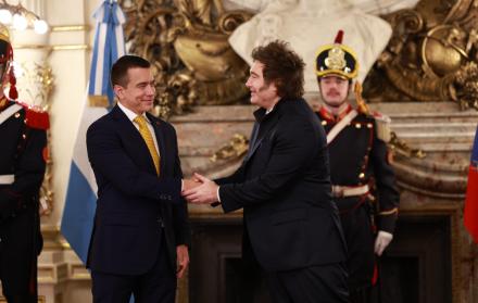 Daniel Noboa y Javier Milei