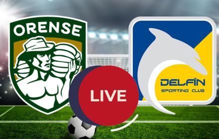 Orense recibe a Delfín en el estadio Nueve de Mayo.