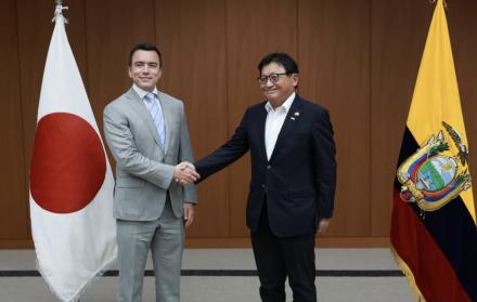 Daniel Noboa en Japón