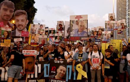 Manifestantes Israel