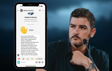 Aquiles Álvarez denuncia estafa.