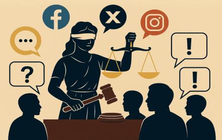 Las redes sociales se convierten en un escenario donde usuarios juzgan, debaten y hasta condenan los casos judiciales.