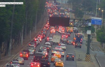 Accidente en la vía a la costa