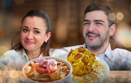 Marcela Aguiñaga y Aquiles Álvarez.
