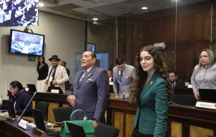 Jorge Chamba en el Pleno
