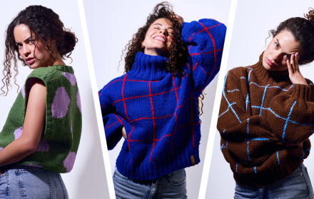Morada: Sweaters de autor hechos por artesanas ecuatorianas