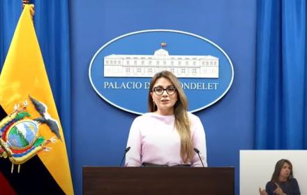 Carolina Jaramillo, portavos de gobierno nacional.