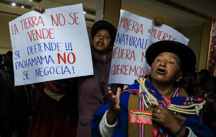 Mujeres aimaras en Bolivia