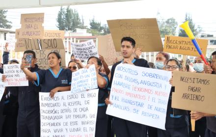 Protesta Hospital Docente Calderón