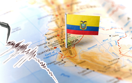Temblor en Ecuador este 3 de septiembre.
