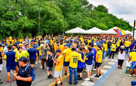 Hinchas de Ecuador